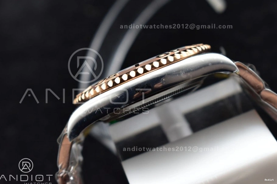 Gold Best Dial Edition Plated VR3235 904L 1:1 Yacht-Master Steel Black Rose Bracelet On 126621 SS Clean 1205